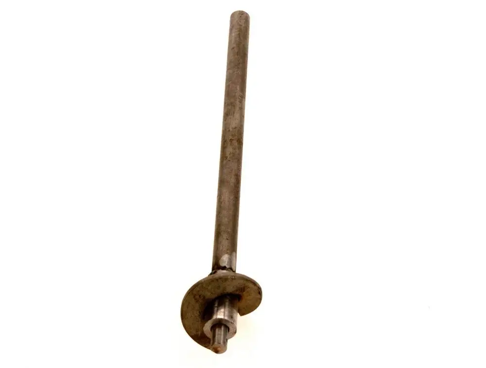 BOSCH Antriebswelle aus Metall mit einer langen, zylindrischen Form und einem runden Ende, das zur Befestigung dient.